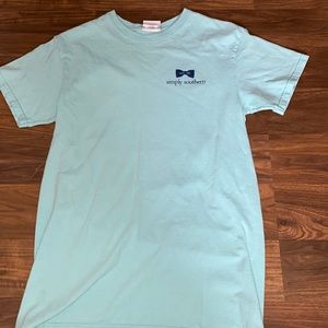 Simply southern turquoise and pink shirt